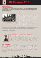 Llangwm: A Village at War Exhibition 1916-2
